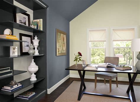Interior Paint Ideas And Inspiration Green Home Offices