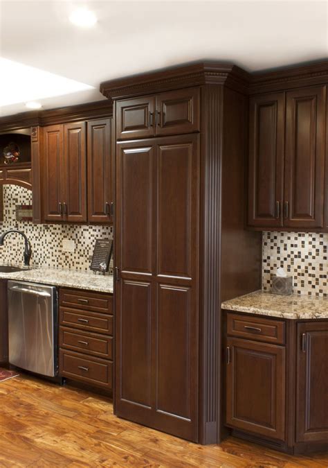Cherry Pantry Cabinet Pantry Cabinet Custom Cabinetry Kitchen Design