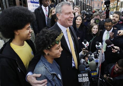 bill de blasio wins new york city mayoral election wbur news