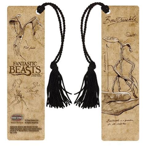 Fantastic Beasts And Where To Find Them Bowtruckle Notes Bookmark