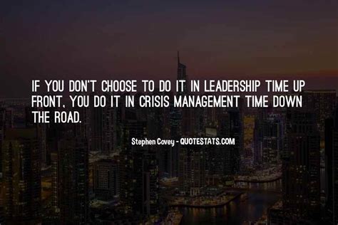 Top 35 Quotes About Crisis Leadership Famous Quotes And Sayings About