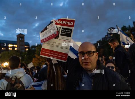 Competing rallies by pro-Palestine and pro-Israel on Washington Square