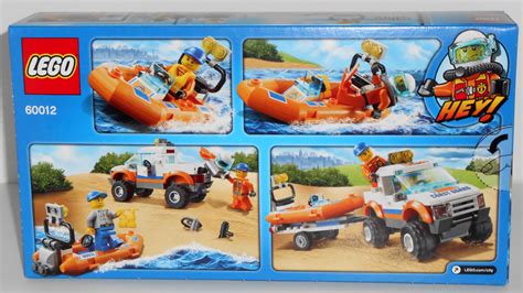 Oz Brick Nation Lego City 60012 Coast Guard 4x4 And Diving Boat Review