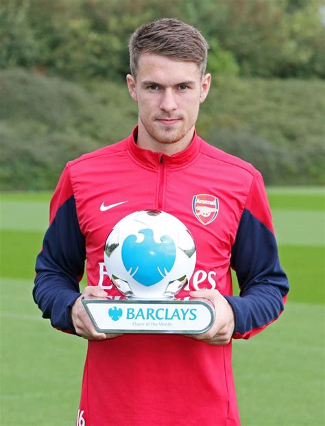 Aaron Ramsey Epl Player Of The Month For September Arsenal Fc Arsenal