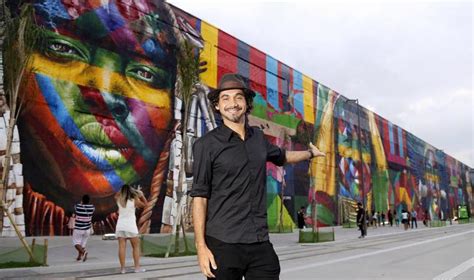 Eduardo Kobras Etnias In Rio Is The Largest Spray Paint Mural By A