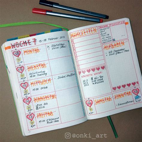 Planer druckvorlagen stundenplan ausdrucken vorlagen terminkalender sets stundenplan stundenplan vorlage. Bullet Journal Wochenübersicht 07 2017 | Terminplaner ...