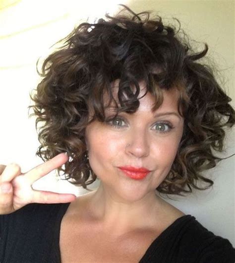 Curly Bob With Bangs Short Bob Hairstyles For Women Over Updated