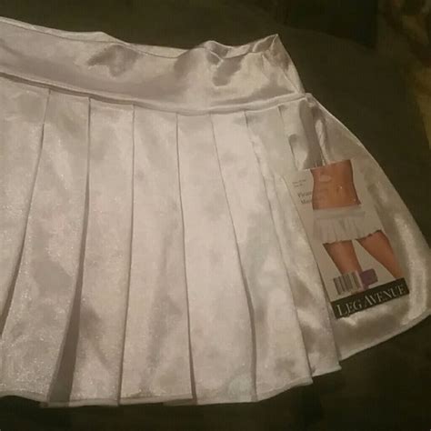 Leg Avenue Skirts Pleated Satin Mini Skirt Poshmark