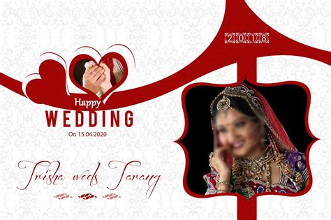 Wedding Album Dm Cover Page Design Psd Free Download 2021 Tiger Beawar