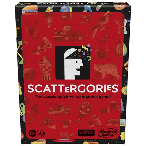 Hasbro Gaming Scattergories Classic Game, Party Game for Adults and
