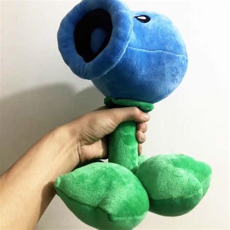 Plants Vs Zombies Frozen Peashooter Plush Toy Big Size 30cm12inches