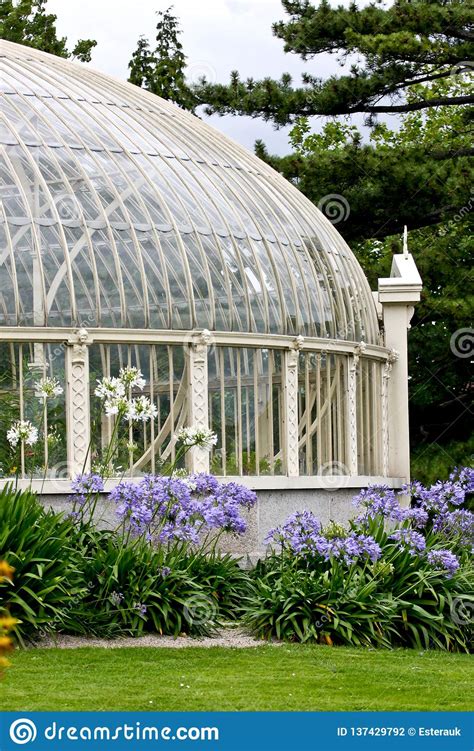 Greenhouse National Botanic Gardens Dublin Ireland Stock Photo