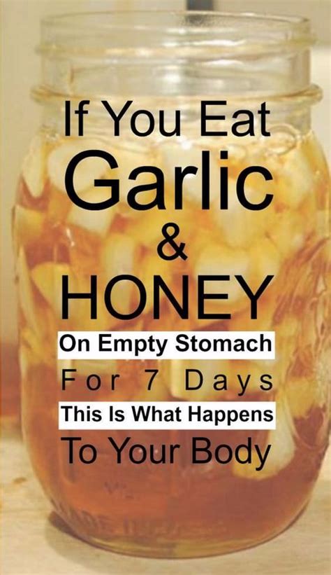 The Ultimate Health Boost Eat Garlic And Honey On An Empty Stomach For