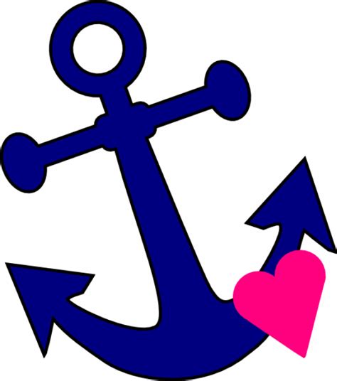 Girly Anchor Svg