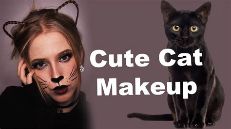 Easy Cute Cat Makeup Tutorial Youtube