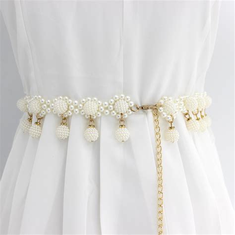 Pearl Belt For Dress Buy And Slay