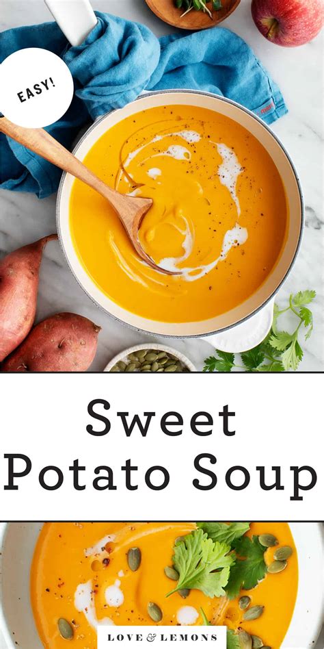 Sweet Potato Soup Recipe Love And Lemons