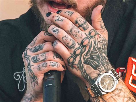 A Guide To Post Malone S Tattoos And What They Mean The Best