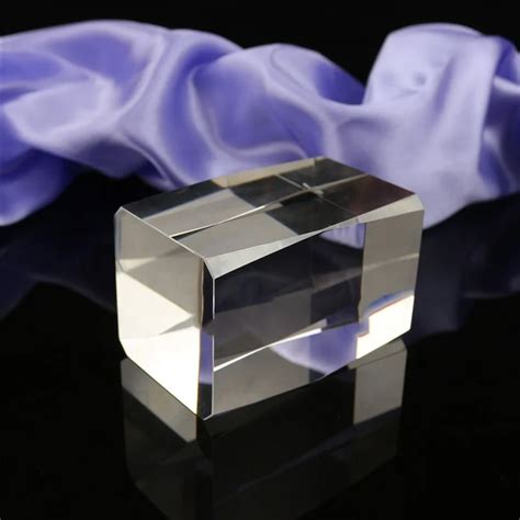 Cubo De Cristal K9 En Blancobloque De Cristal Para Grabado Láser 3d