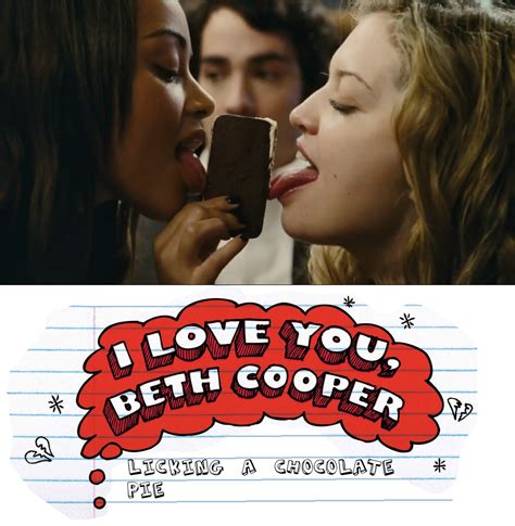 Much to his surprise, beth shows up at his door that very night and decides to show him the best night of his life. I Love You Beth Cooper - Chocolate cake lick scene by ...