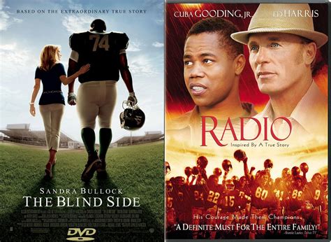 Extraordinary True Story Football Movie Dvd Set Radio And The Blind Side