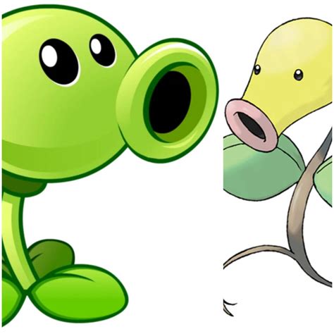 Peashooter And Bellsprout P Vs Zombiespokemon By Ebotizer On Deviantart