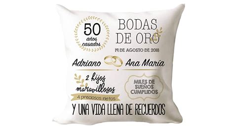 Categoría espejo Persistencia regalos para boda de 50 años Mejorar