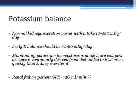 Potassium Balance And Clinical Disorders Mohamed Osama Ezwaie