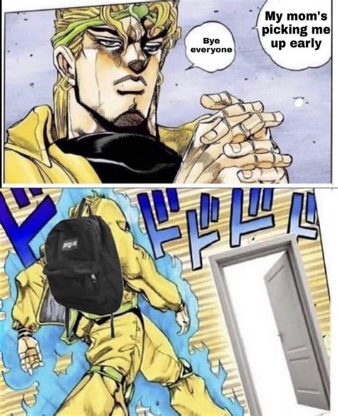Dios Boutta Head Out Dio Walk Gamer Dio Know Your Meme