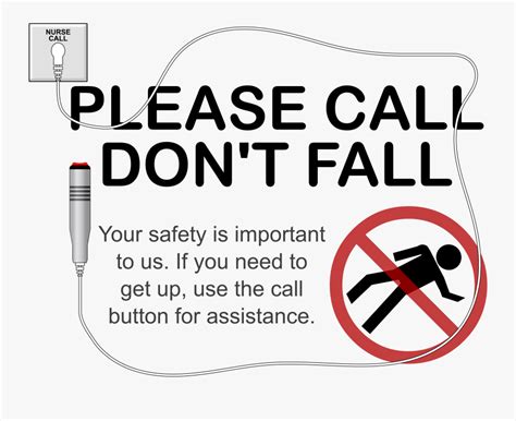 Patient Falls Clipart Hospital Fall Prevention Signs Free