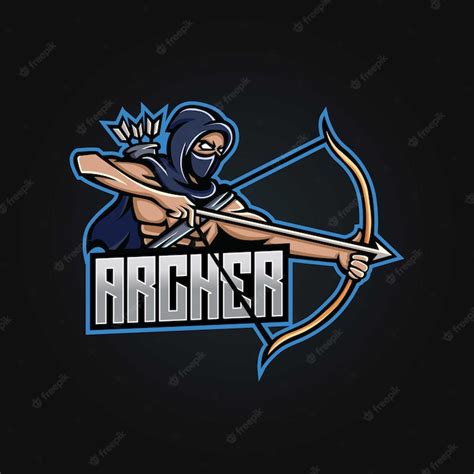 Premium Vector Archer Mascot Esport Logo Design