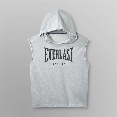 Everlast Sport Mens Sleeveless Hoodie Sweatshirt Logo Shop Your