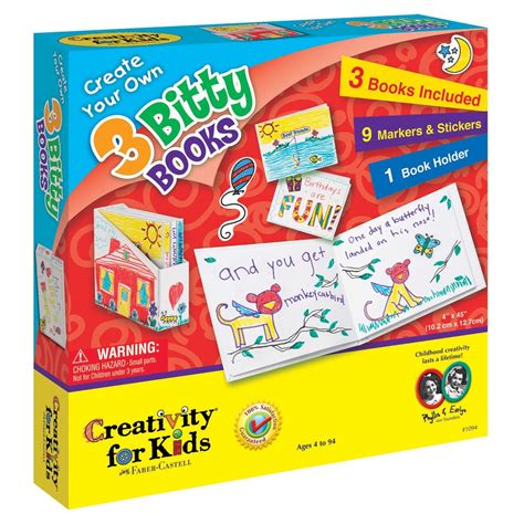 Creativity For Kids Create Your Own 3 Bitty Books Kit Only