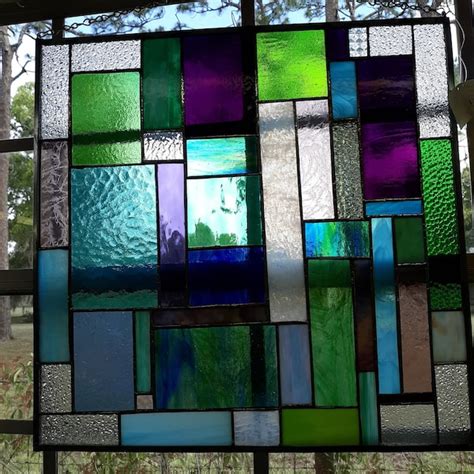 Stained Glass Window Panel Etsy