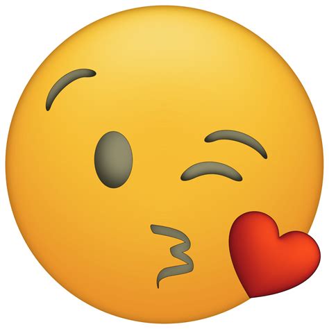 Wechat Emoji With Face And Heart Kiss Alarmmake