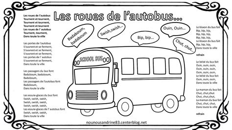 Comptine Le Chauffeur De L Autobus - les roues de l'autobus comptine
