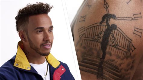 Watch Formula One Superstar Lewis Hamilton Has Tattoos For Days