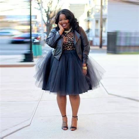 Fashion Street Style Plus Size Tulle Skirt A Line Knee