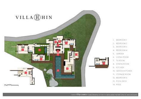 Villa Hin Floor Plan 2 Villa Hin Koh Samui