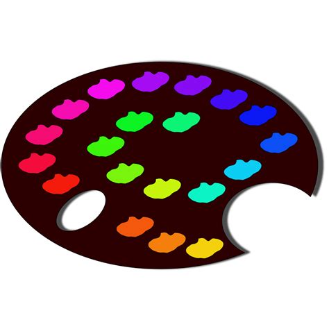 Paint Palette Png Svg Clip Art For Web Download Clip Art Png Icon Arts