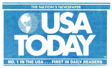 Usa Today National Newspaper Article October 2007