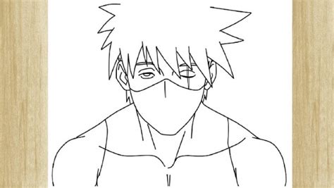 How To Draw Kakashi Hatake From Naruto Como Desenhar O Kakashi