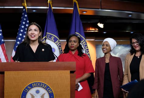 AOC Laughs Off Trumps Suggestion Shes Jealous Of Squad Sisters