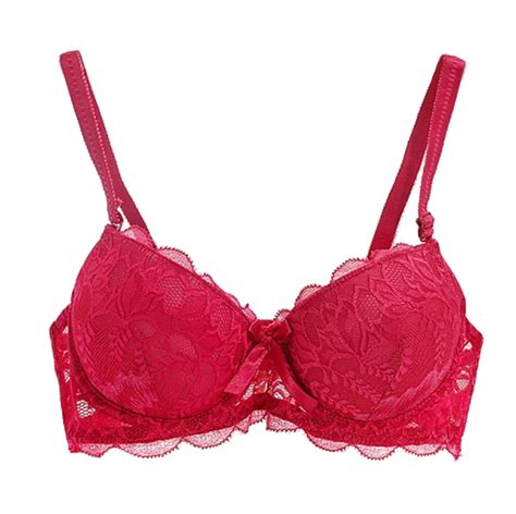 Buy Sexy Lace Floral Bra Adjusted Straps Sheer Bra