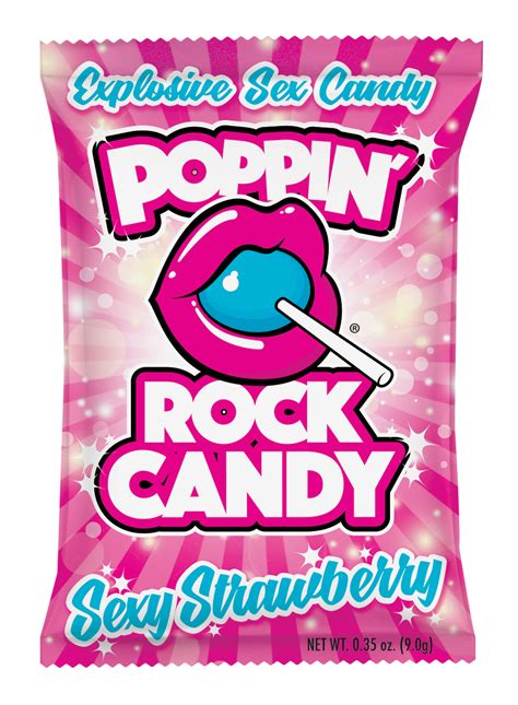 Poppin Rock Candy Sexy Strawberry 12pk Rock Candy Toys Online