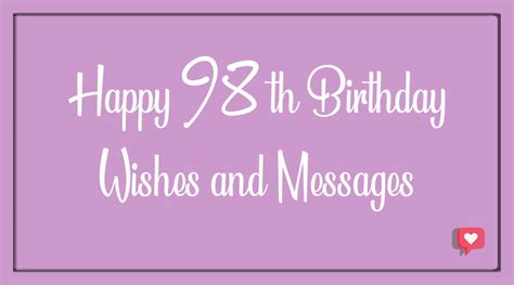 Best Happy 98th Birthday Wishes Bdaywishesmsg