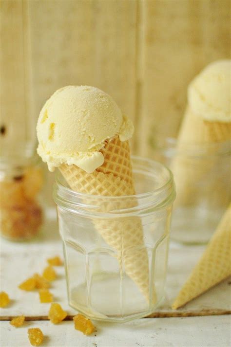 Fresh Ginger And Honey Ice Cream Domestic Gothess Honey Ice Cream