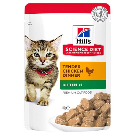Hill's science diet is a line of pet foods for dogs and cats. Hills Cat Pouch Chicken Kitten 85g - Hill's Science Diet ...