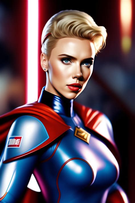 Lexica Scarlett Johansson In Power Girl Costume