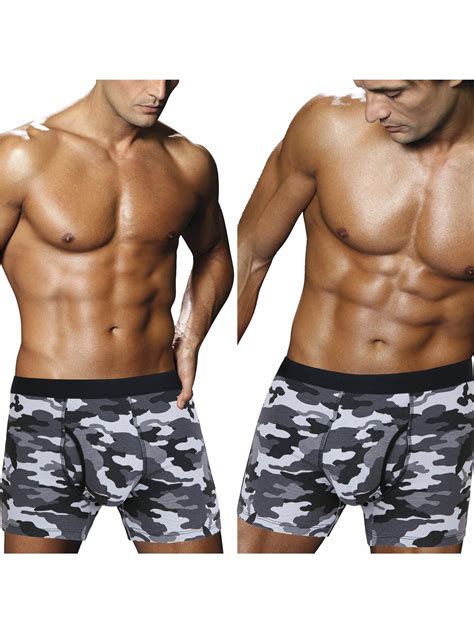 Csyer Mens Boxer Briefs Pack No Ride Up Comfortable Breathable